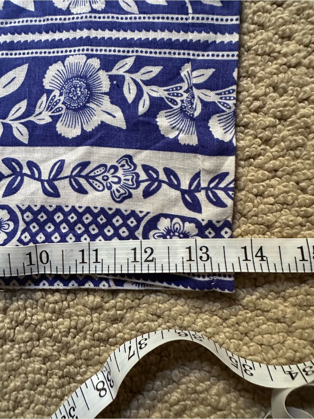 NWT Rachel Zoe Linen Blend Palazzo Pants Blue White Floral Coastal Boho Sz S - Picture 3 of 15